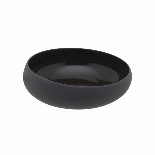 Салатник скошеный край 16 см., 1 л.,, COCOTTE NOIR CARBONE, DEGRENNE, арт.234334