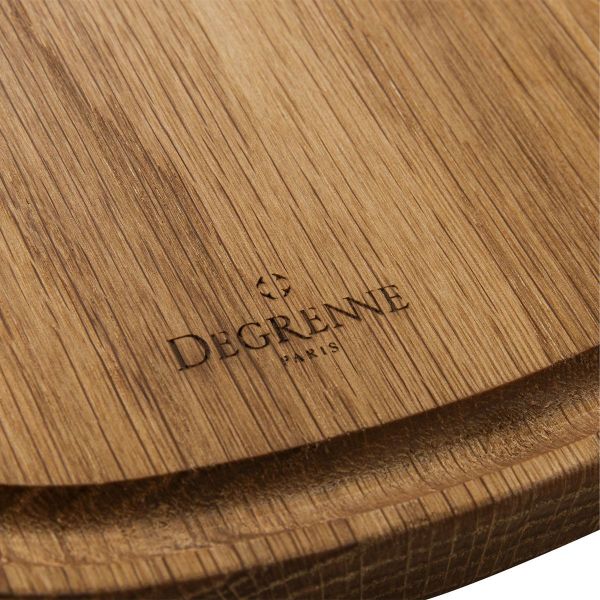 Доска для подачи стейка из дуба 37х30 см., OAK, DEGRENNE, 242940